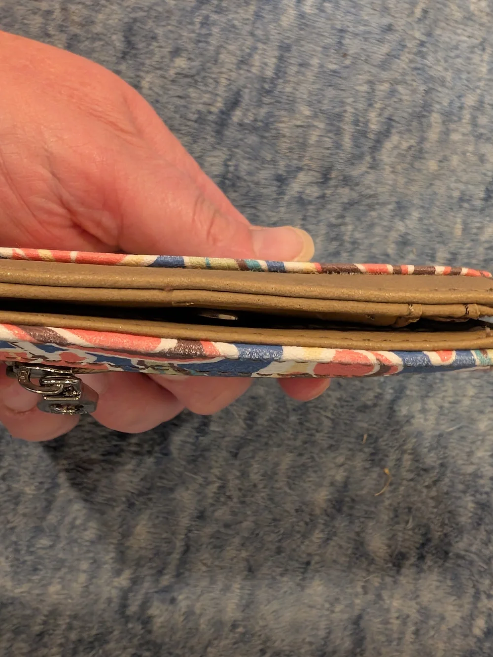 Relic Floral Wallet in Blue Multicolor